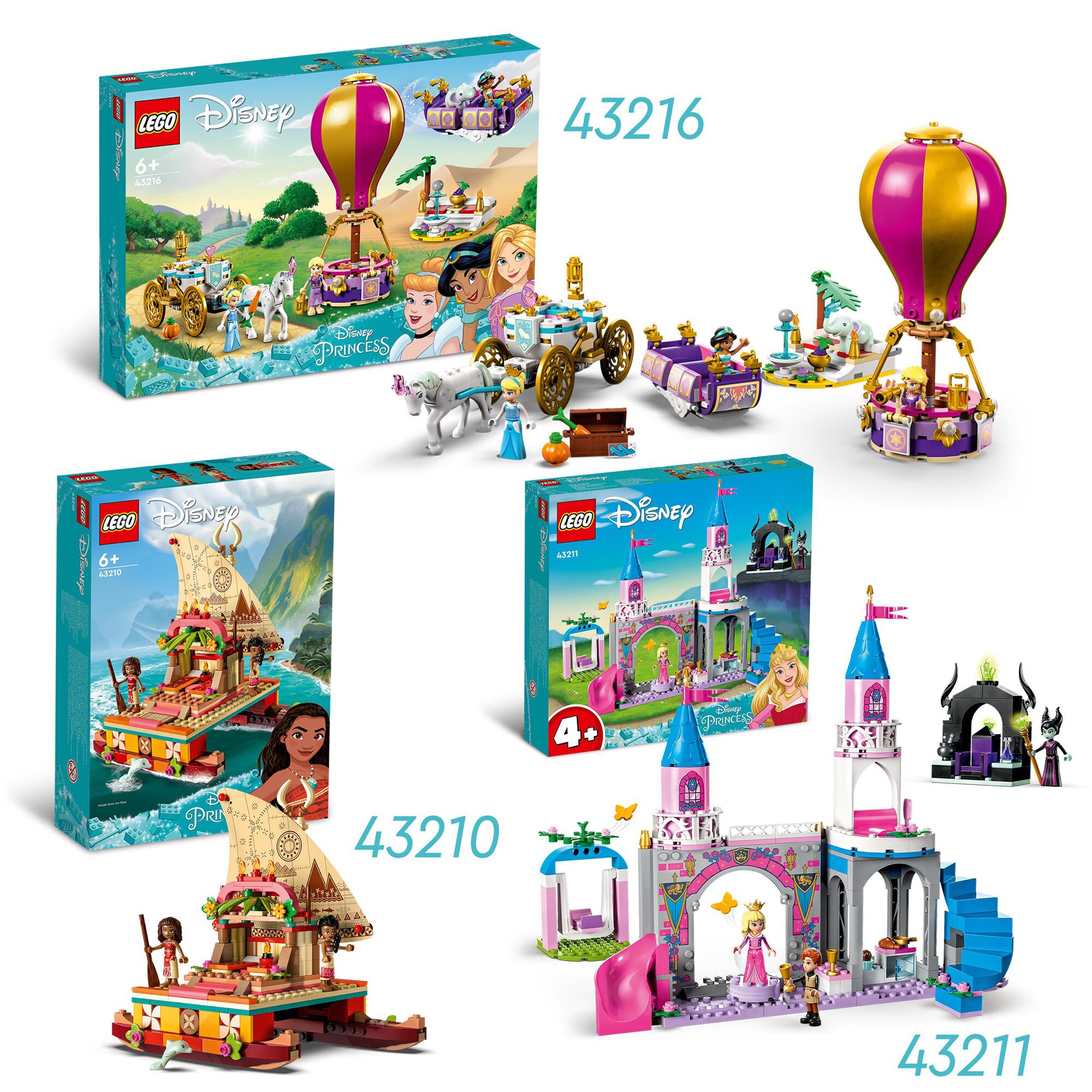 LEGO Konstruktionsspielzeug Disney Princess Auroras Schloss