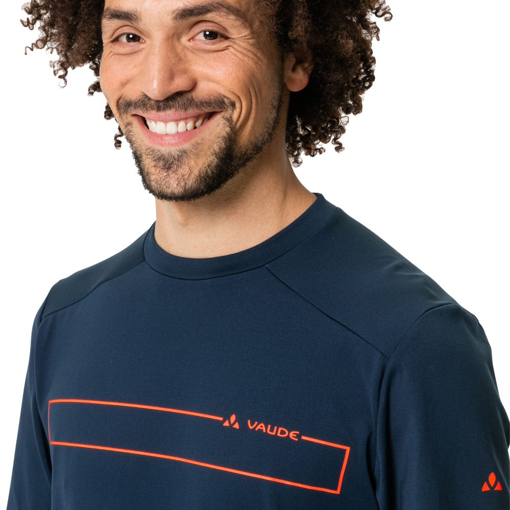 VAUDE Qimsa LS Radtrikot Langarm Herren dark sea