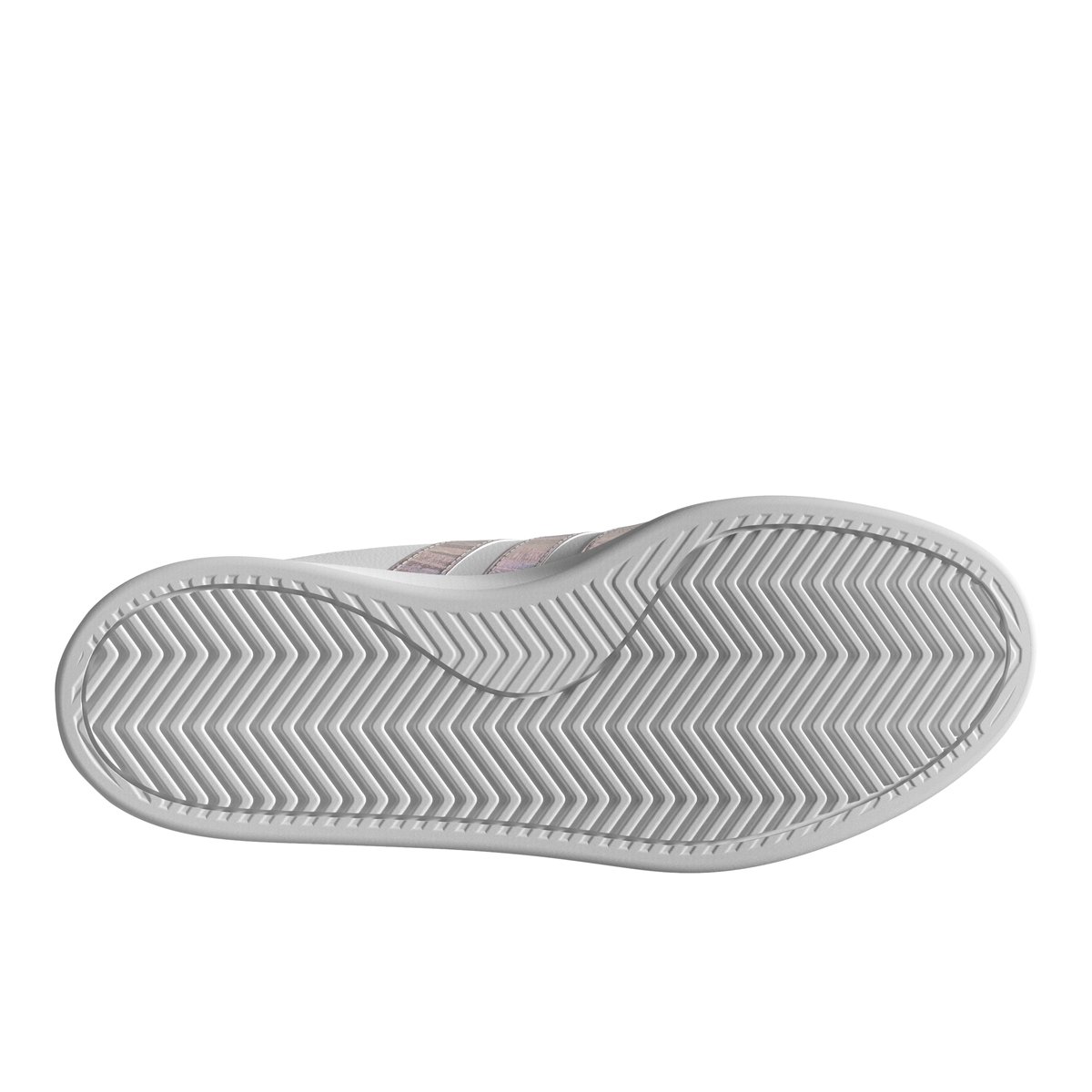 ADIDAS-Gcourt2.0-l-Baskets de tennis - Talon plat - Blanc Ouvert