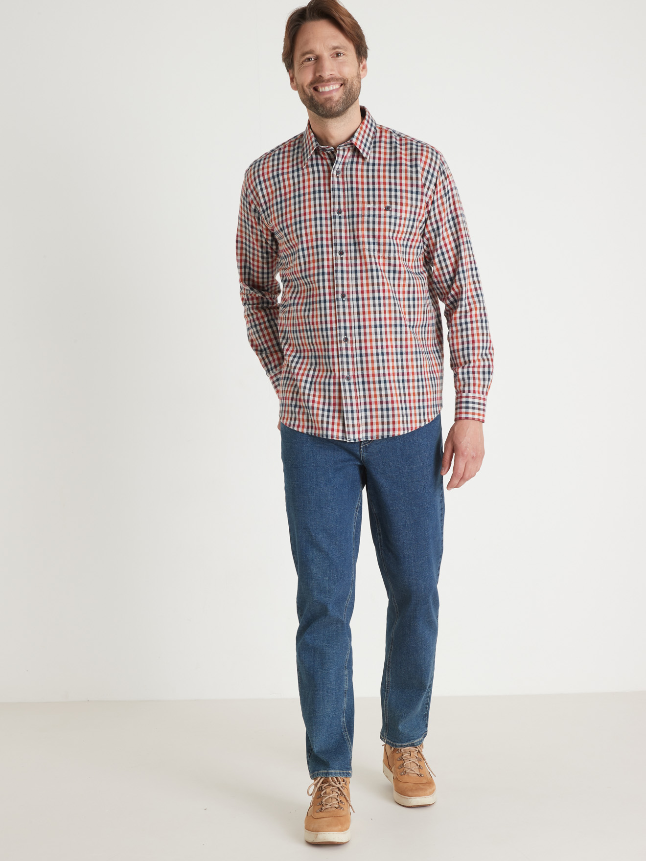 Chemise pur coton gratté