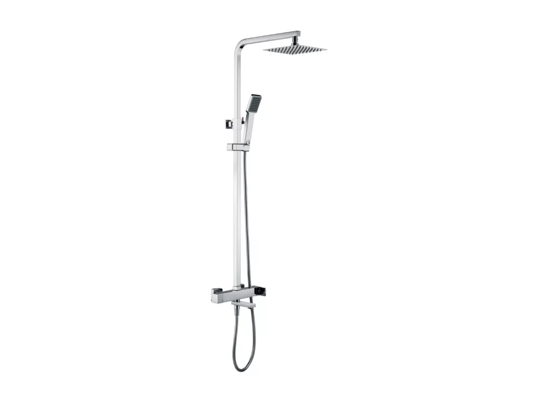 Colonne de Douche et Baignoire anti-calcaire Chrome FIYI BDF016-B