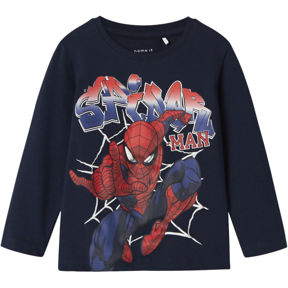 Køb Name It Navy Blazer Nmmalvis Spider Ls Nreg Top Mar