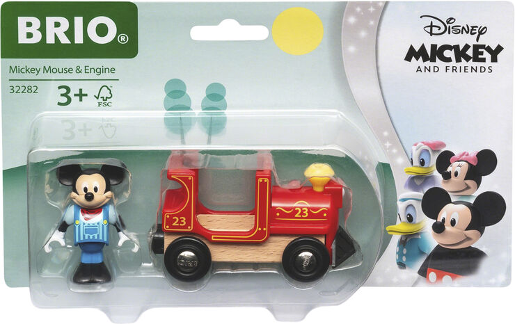 Brio Brio Mickey Mouse og lokomotiv