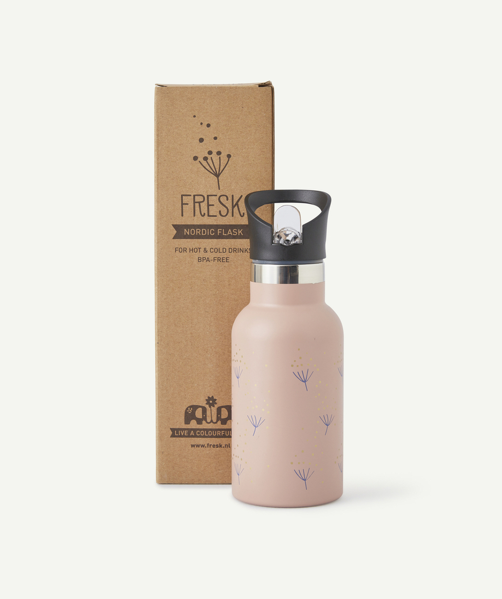 FRESKGOURDE ROSE MOTIFS PISSENLIT 350ML FILLE