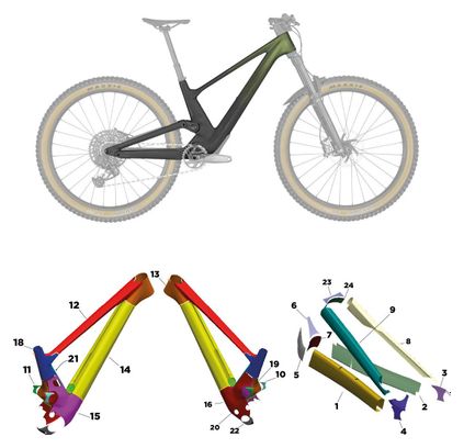 SCOTT GENIUS 910 920 - 2023 - S - MAT