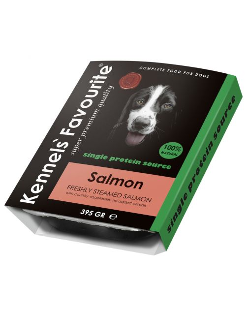 Kennels Favourite Freshly Steamed Salmon - Hondenvoer - Zalm 395 g