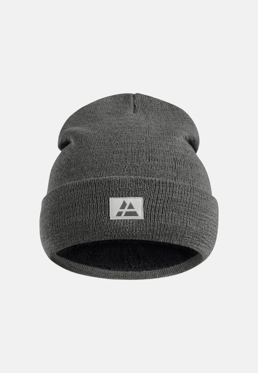 HUE MED FLEECE AF GENANVENDTE MATERIALER