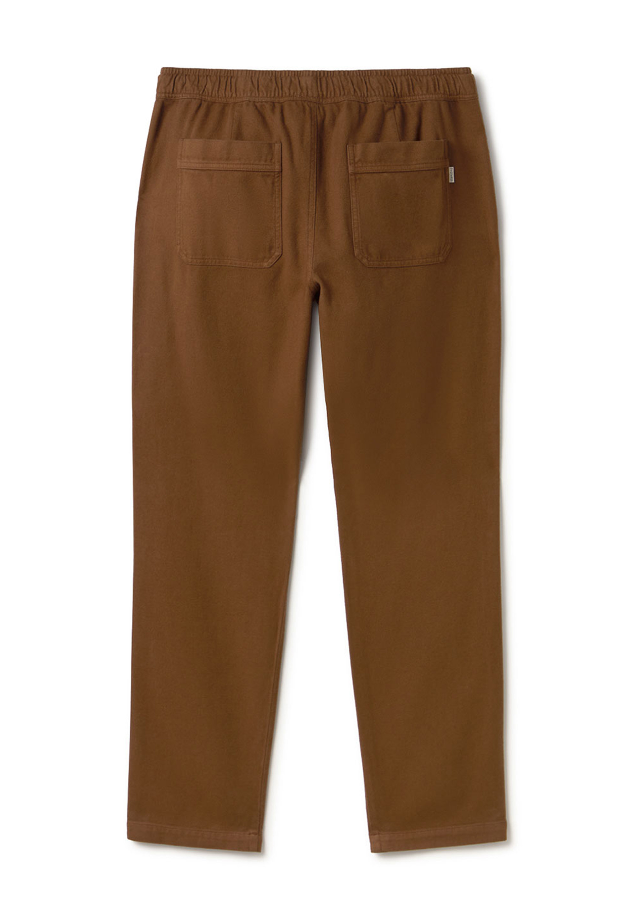 Twothirds Flanellhose Downhill Brown Sand