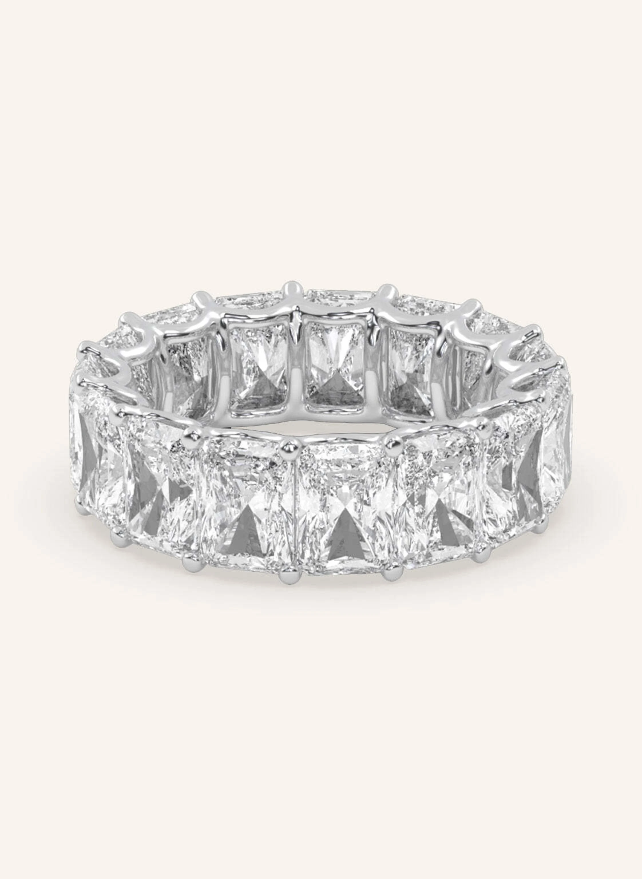 VEYNOU Ring CELESTE ETERNITY aus 18 Karat Weißgold und 12,50ct. lab-grown Diamanten