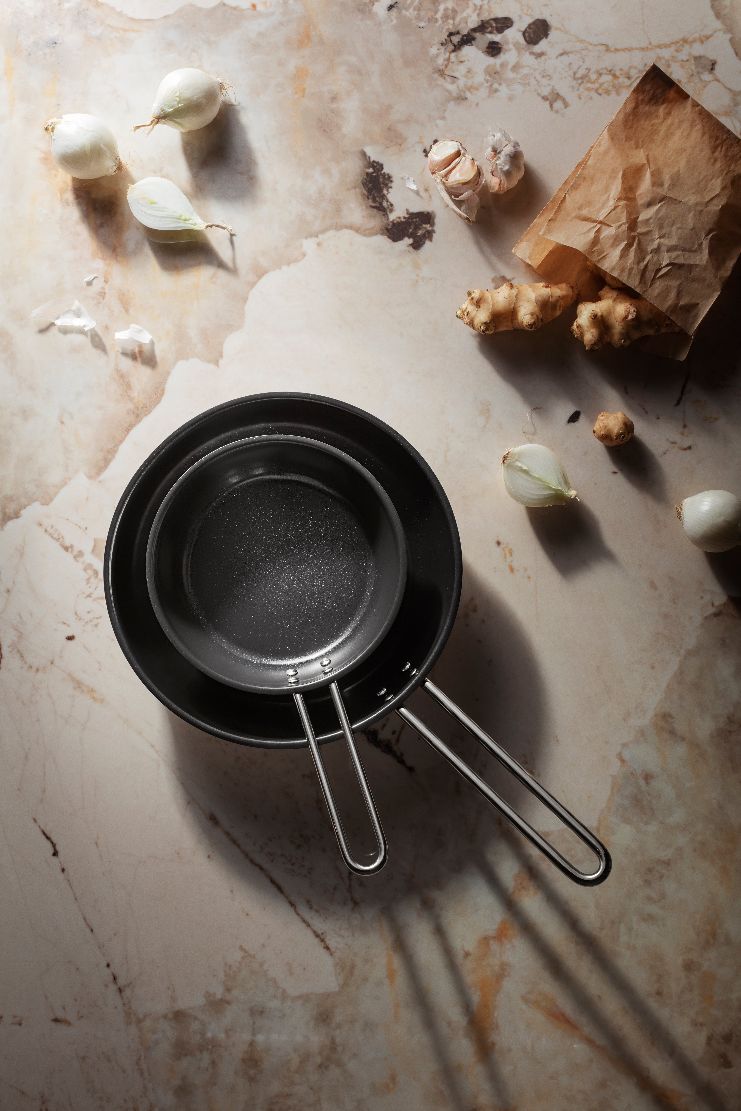 Eva Trio  Stainless Steel keramisk stegepande - Ø30 cm.