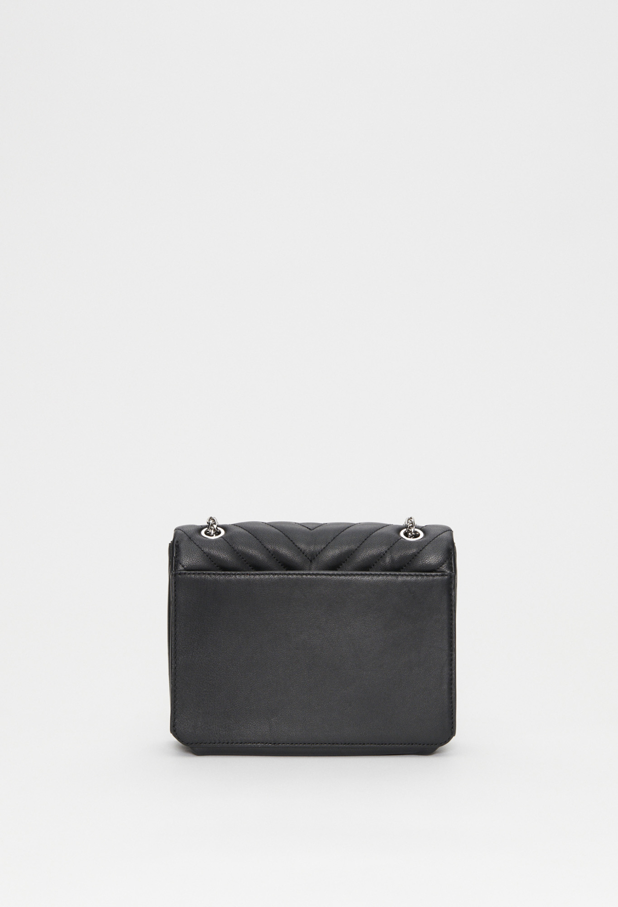 Sac Angela quilt cuir noir