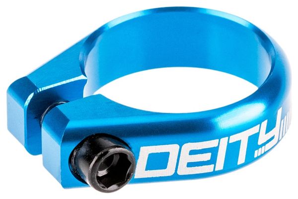 Collier de Selle Deity Circuit Aluminium Bleu
