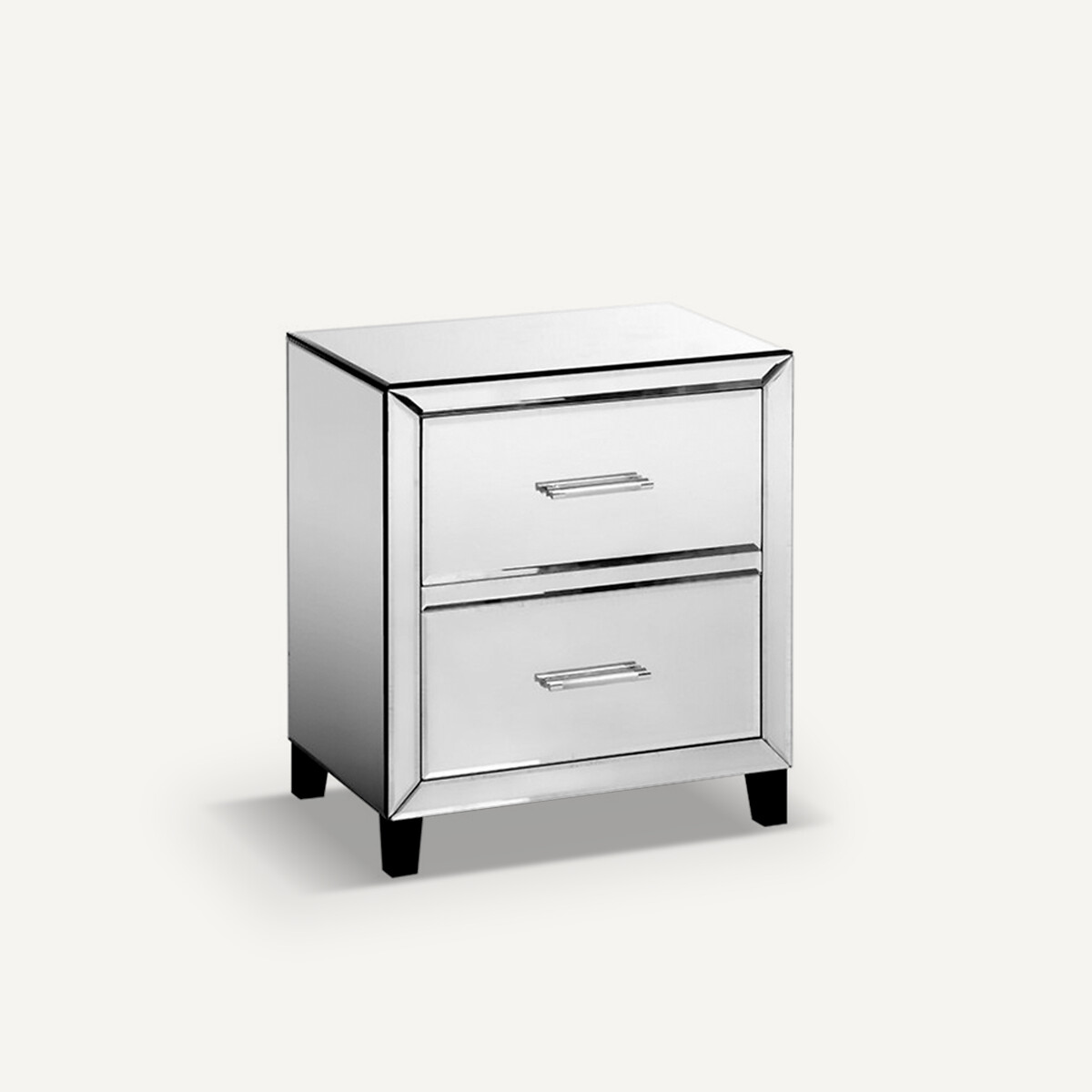 AM.PM<br>Mesa de cabeceira em MDF com espelho, Alouette