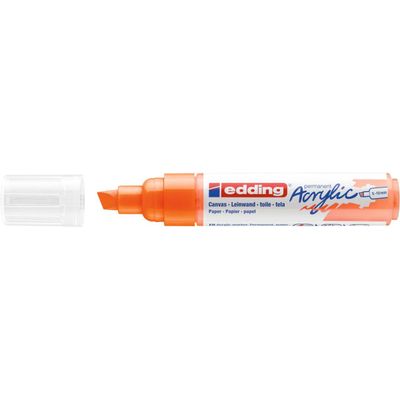 Edding 5000 - Marqueur acrylique - orange fluo