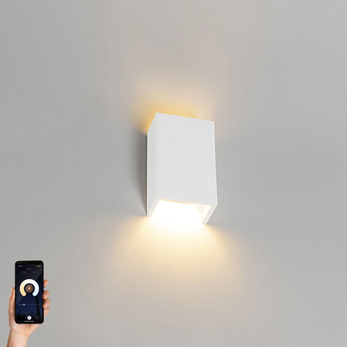 Smart wandlamp wit incl. Wifi G9 - Colja Novo