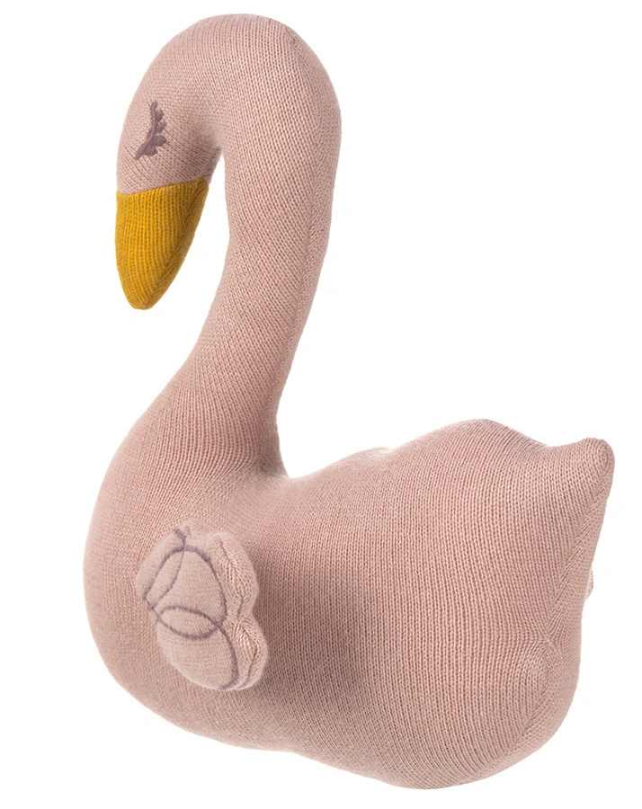 Strick-Rassel LITTLE WATER SWAN in rosa