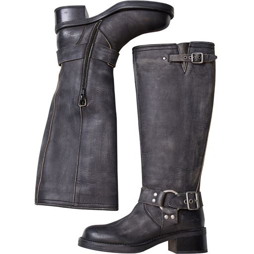 Pavement Tamera Long Vintage Støvler, Black Matte, 39