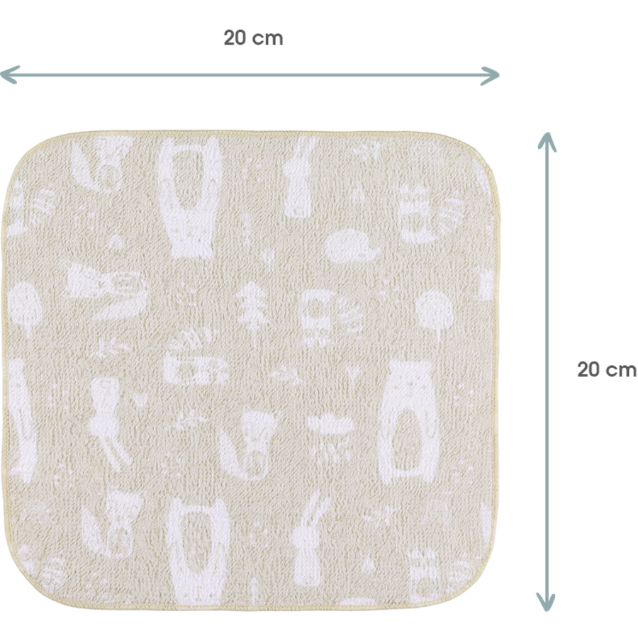 kindsgard Waschtücher vaskedag 12er-Pack beige