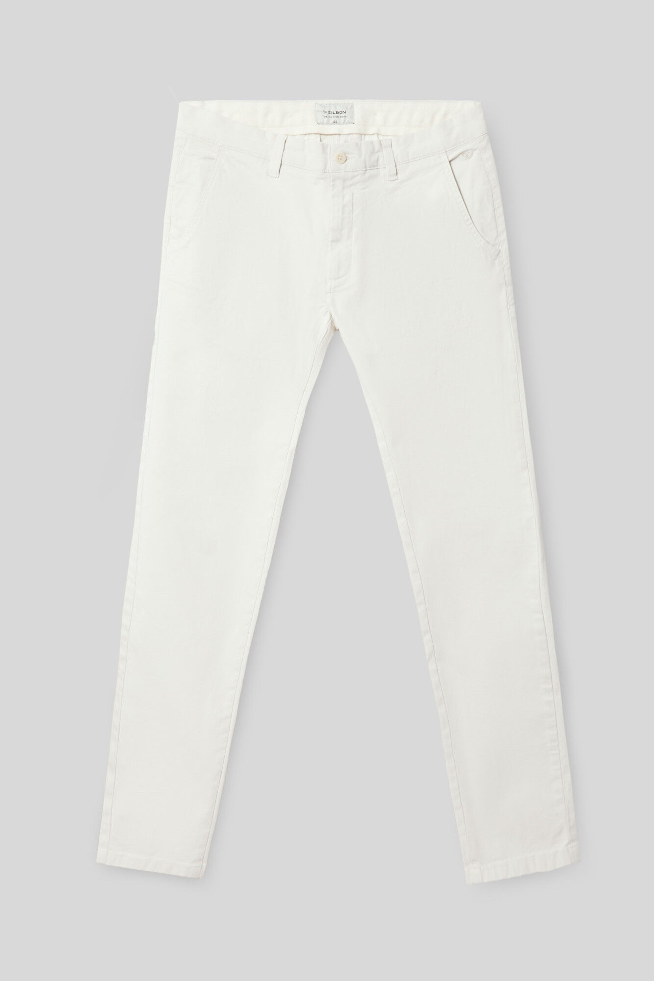 Calça esportiva chino cor marfim