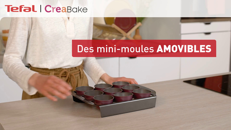 Pack web -  Support 6 moules CreaBake : les créatifs