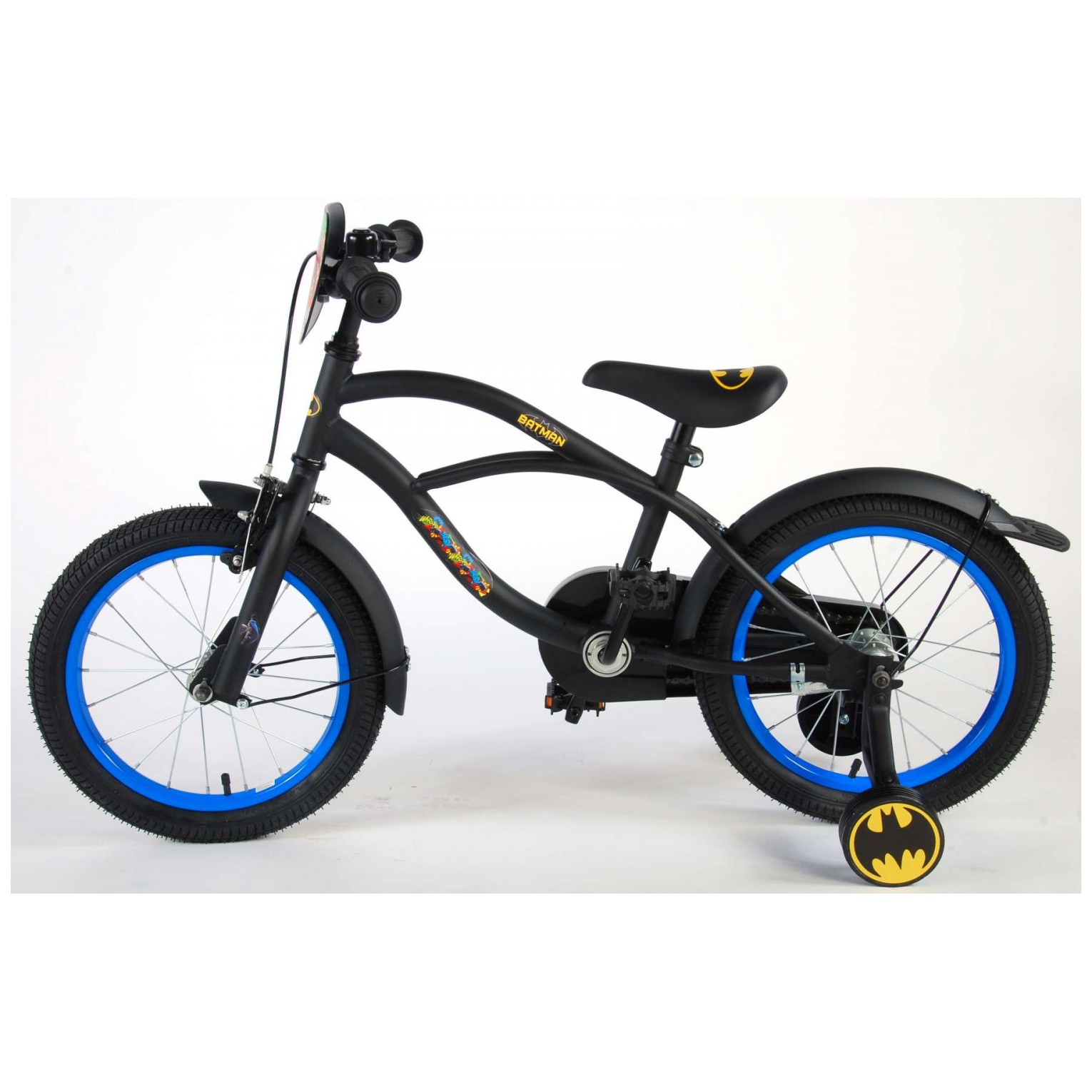 Batman Fiets - 16 inch - Zwart