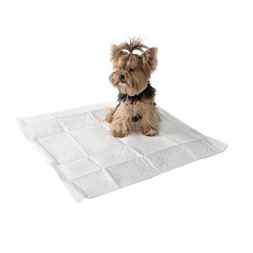 Pacote com 50 tapetes higiênicos para cães TK-Pet com aroma de limão