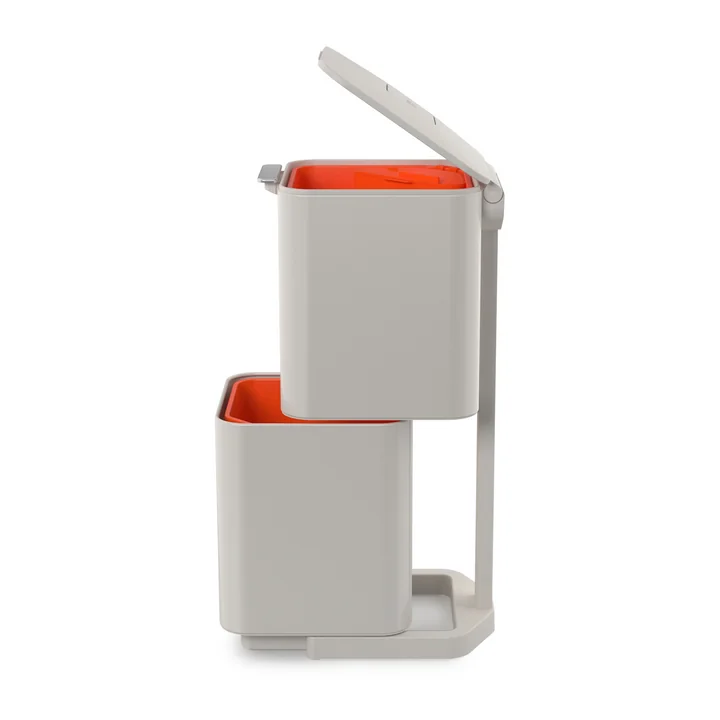 Joseph Joseph - Totem Compact 40 Mülleimer, stein