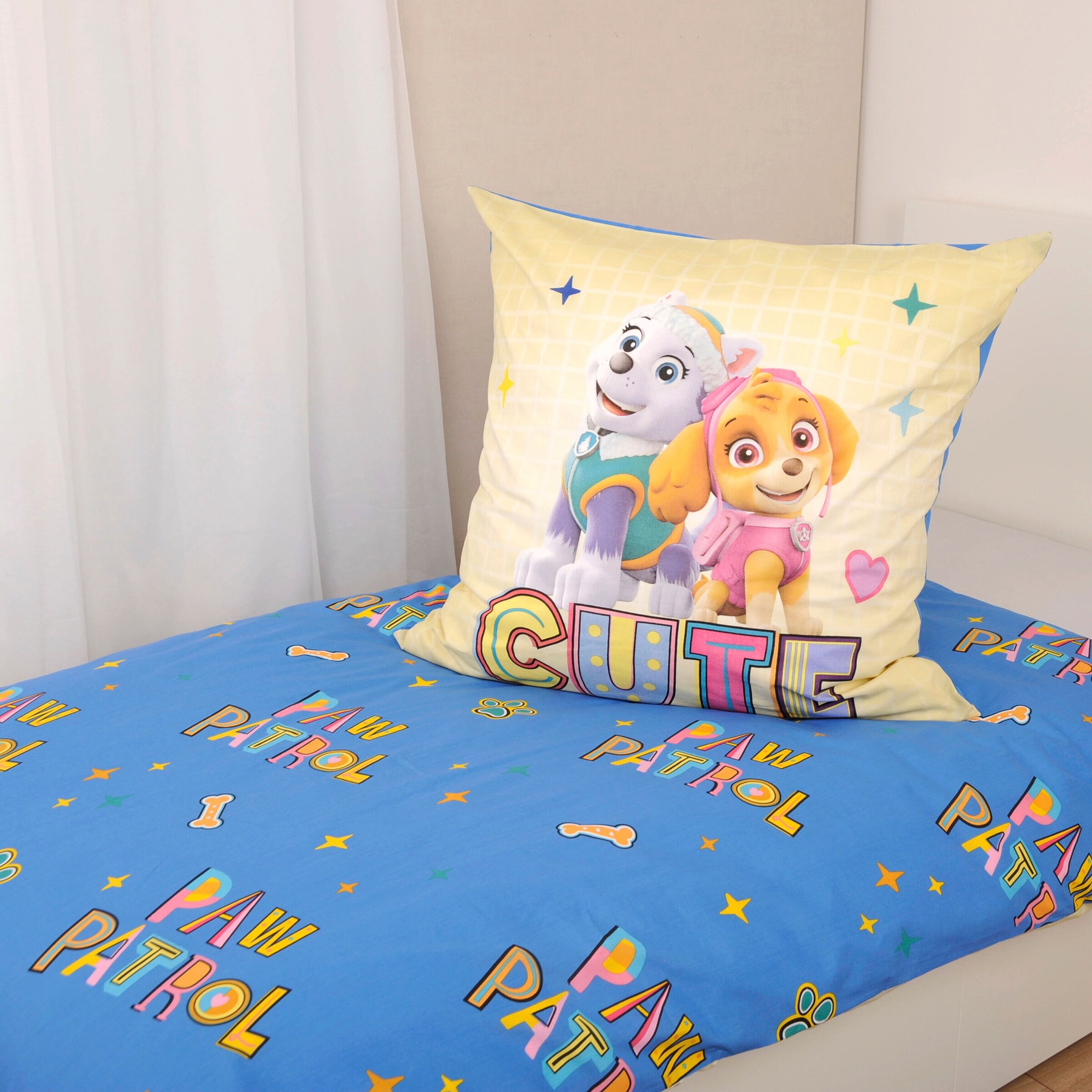 Herding - PAW PATROL Renforcé Wende-Bettwäsche 80x80 / 135/200 cm