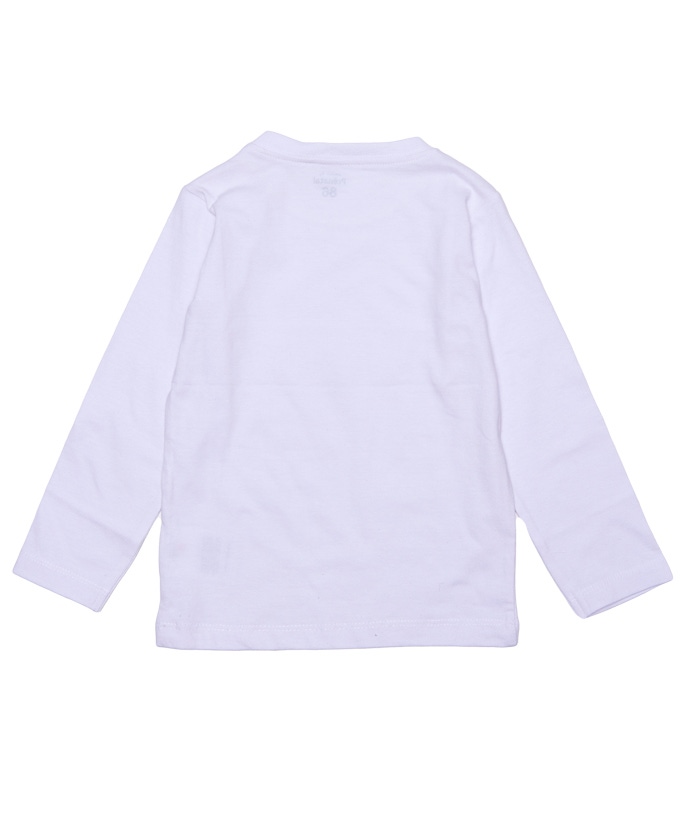 Prénatal peuter basis shirt lange mouwen effen wit