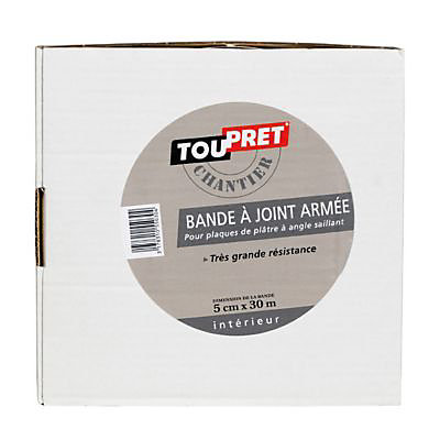Bande à joint armée 5cm x 30m Toupret