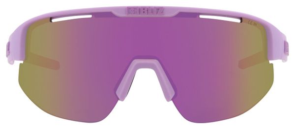 Lunettes Bliz Matrix Violet Mat - Ecran Miroir Violet
