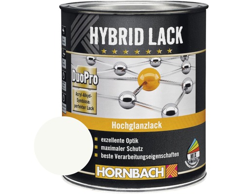 HORNBACH Gekleurde Lak Hybride Lak Meubellak Glanzend Barietwit 750 ml