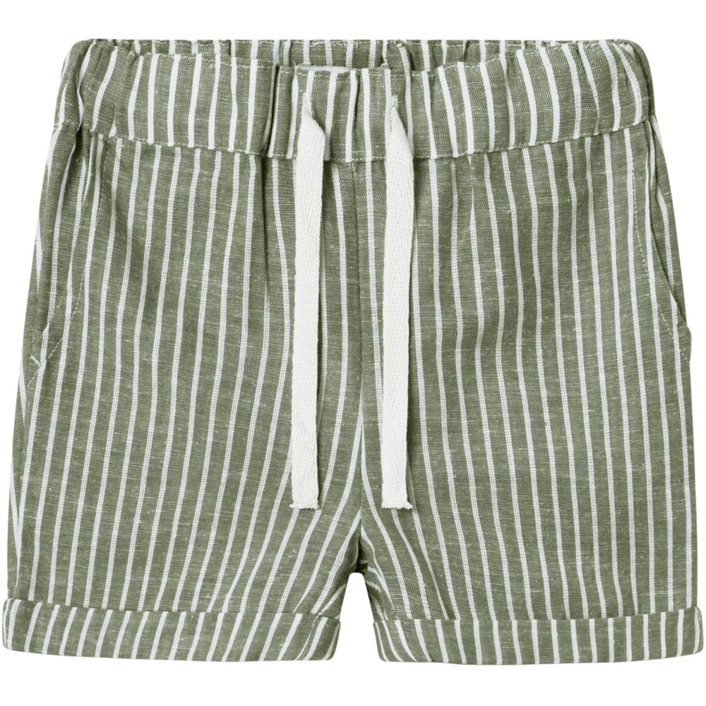 Køb Name It Oil Green Hilom Shorts