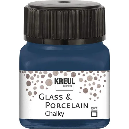 KREUL Glass & Porcelain Chalky, navy blue, 20 ml