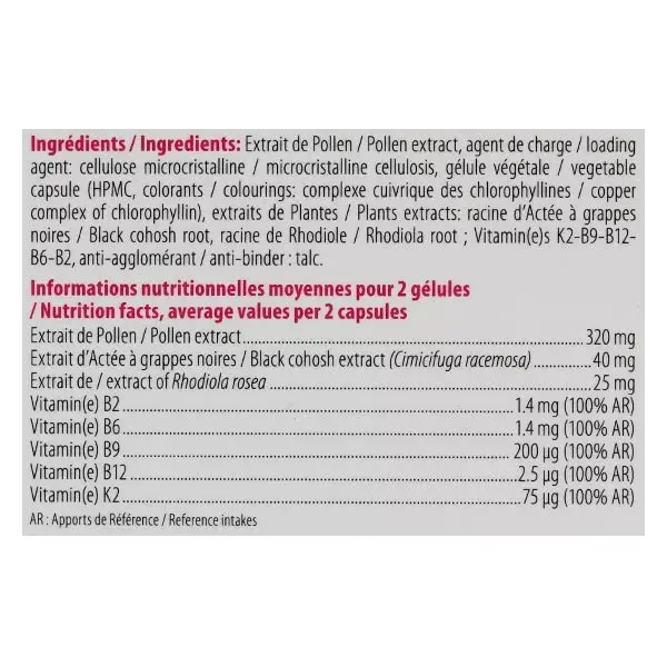 Ineldea Natural Health Menogyne 60 cápsulas vegetais
