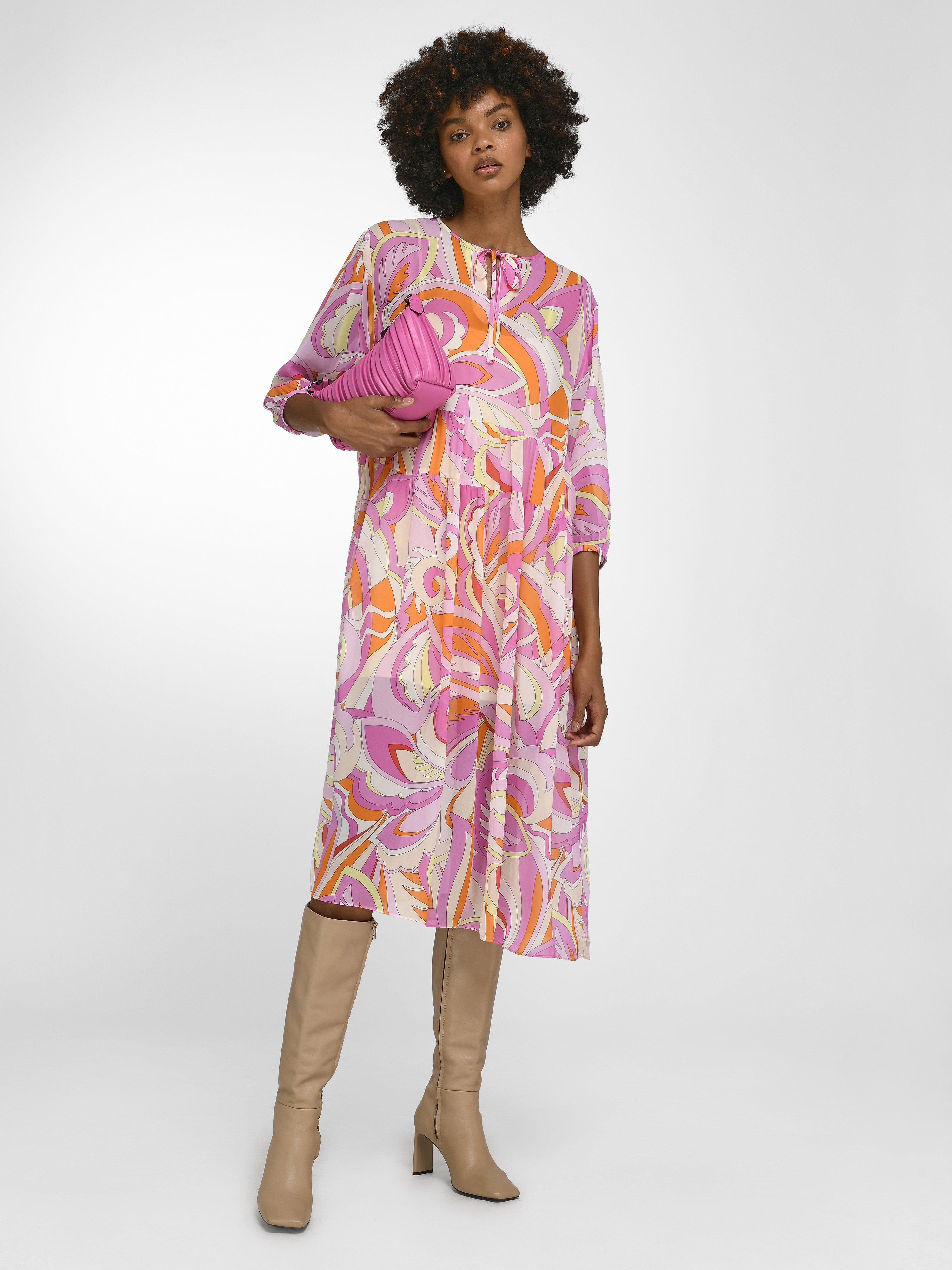 Kleid mit 3/4-Arm