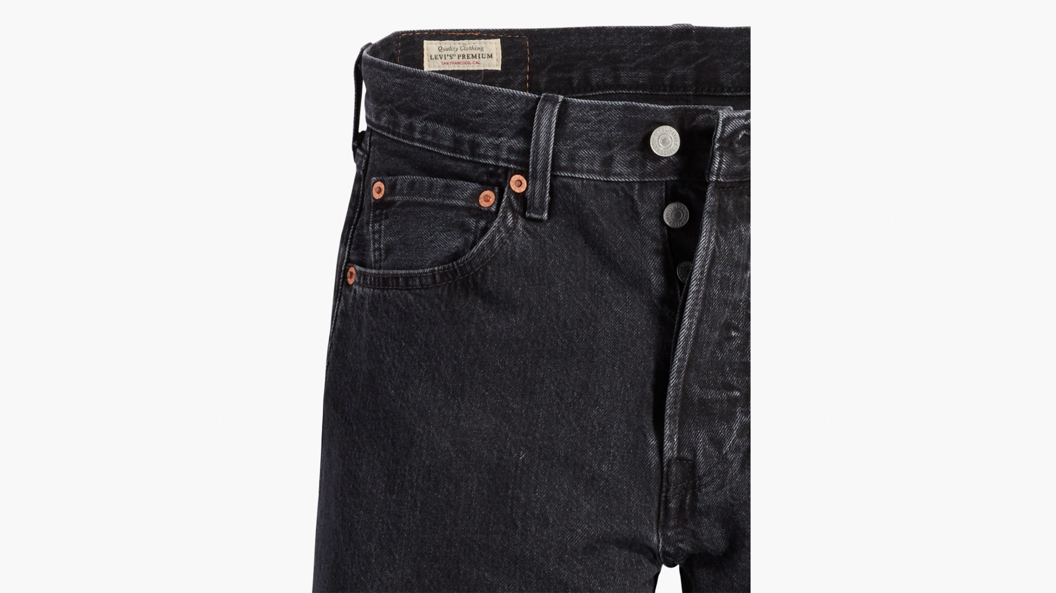 Jean 501® Levi's® Original - Black Worn In - Noir