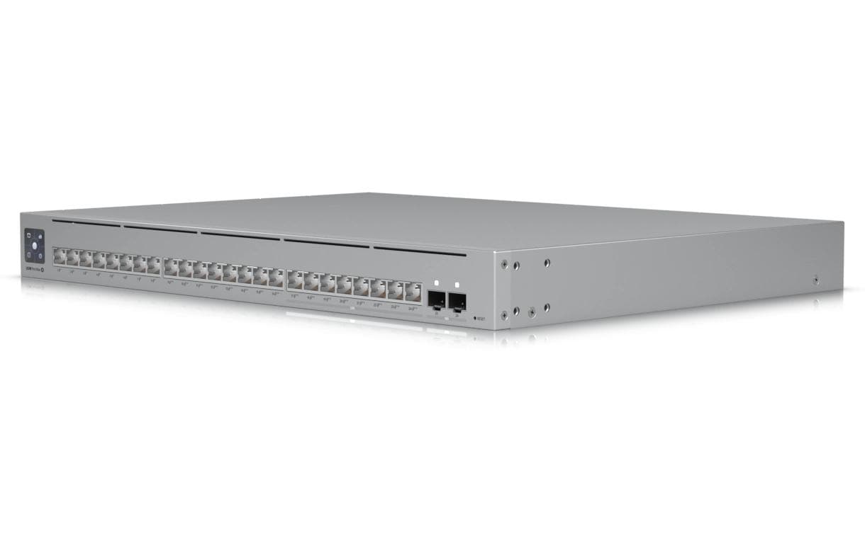 PoE++ Switch UniFi USW-Pro-Max-24-PoE 26 Port<br>Ein Layer-3-Etherlighting-Switch mit 24 Anschlüssen und PoE++-Ausgang mit hoher Leistung