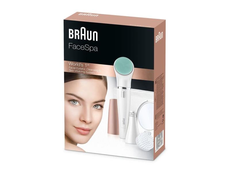 Braun Gesichtsepilierer Face 851 V Gesichtshaarentferner