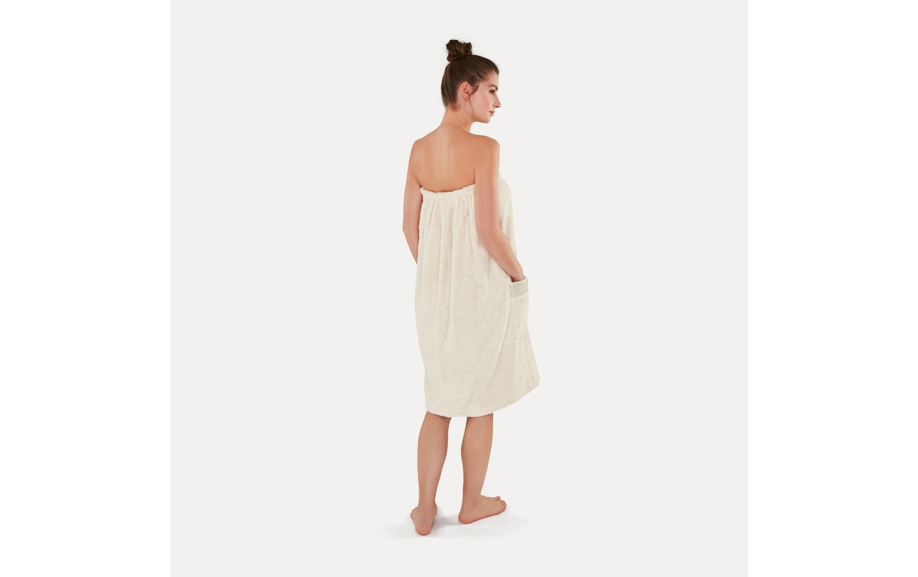 Saunakilt Wellness 0 x 85 cm, NatureSarong aus Baumwolle