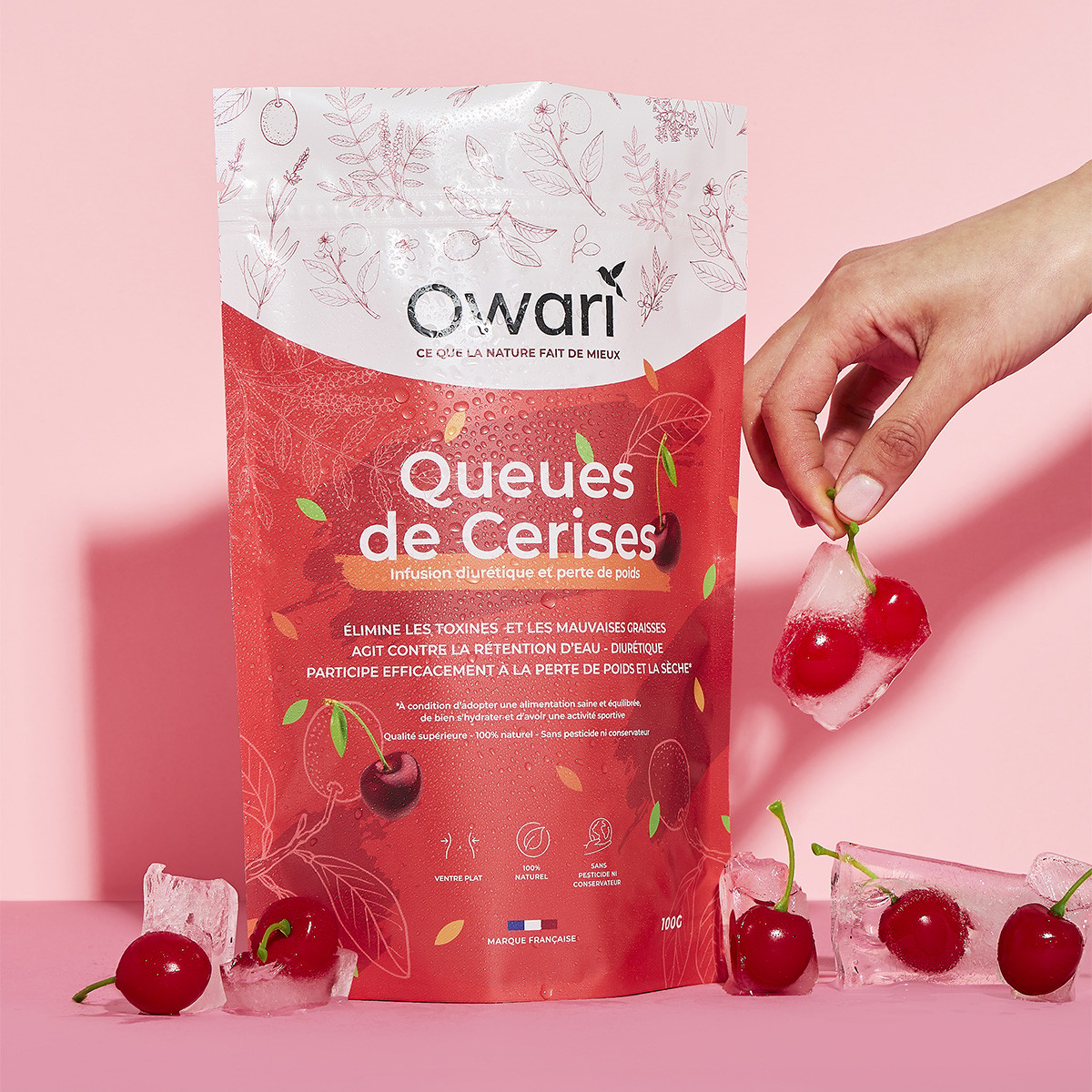 Tisane diurétique naturelle - Queues de cerises - 15 jours