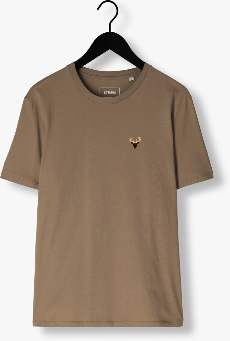 STR\u00D8M Clothing taupe str&oslash;m clothing t-shirt t-shirt