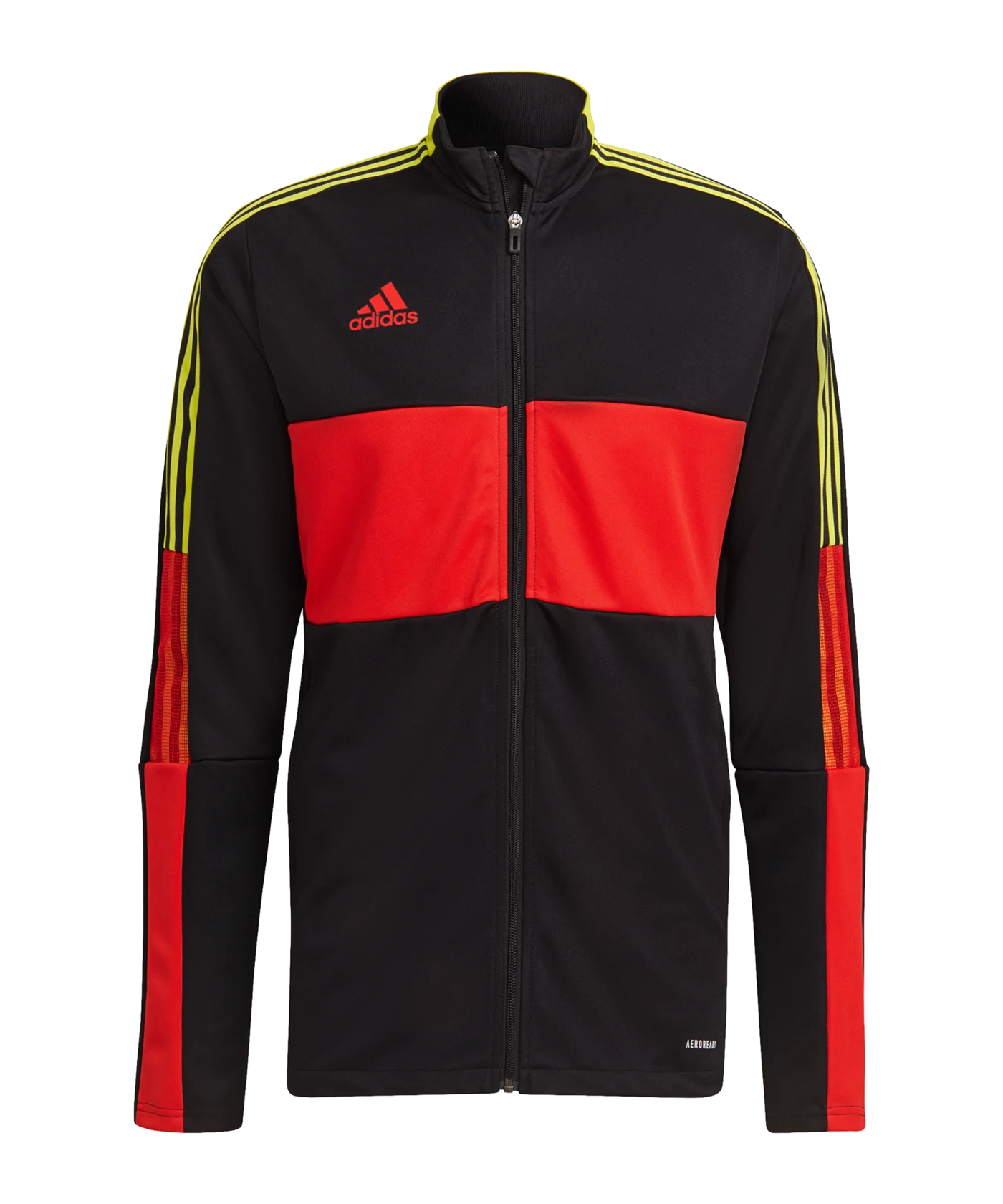 adidas Tiro Trainingsjacke Schwarz Rot Gelb