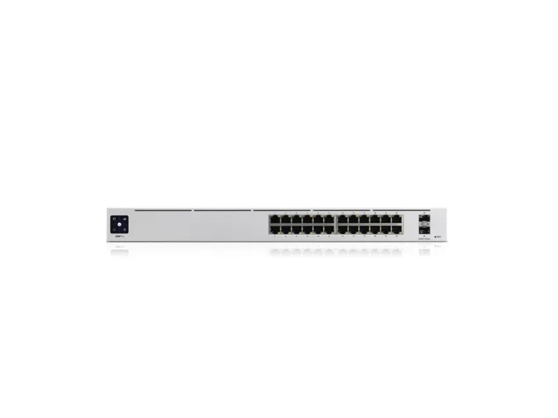 Ubiquiti UniFi Switch USW-Pro-24 - Switch - L3 - Administreret - 24 x 10/100/1000   2 x 10 Gigabit SFP  (uplink) - monterbar på stativ, desktop