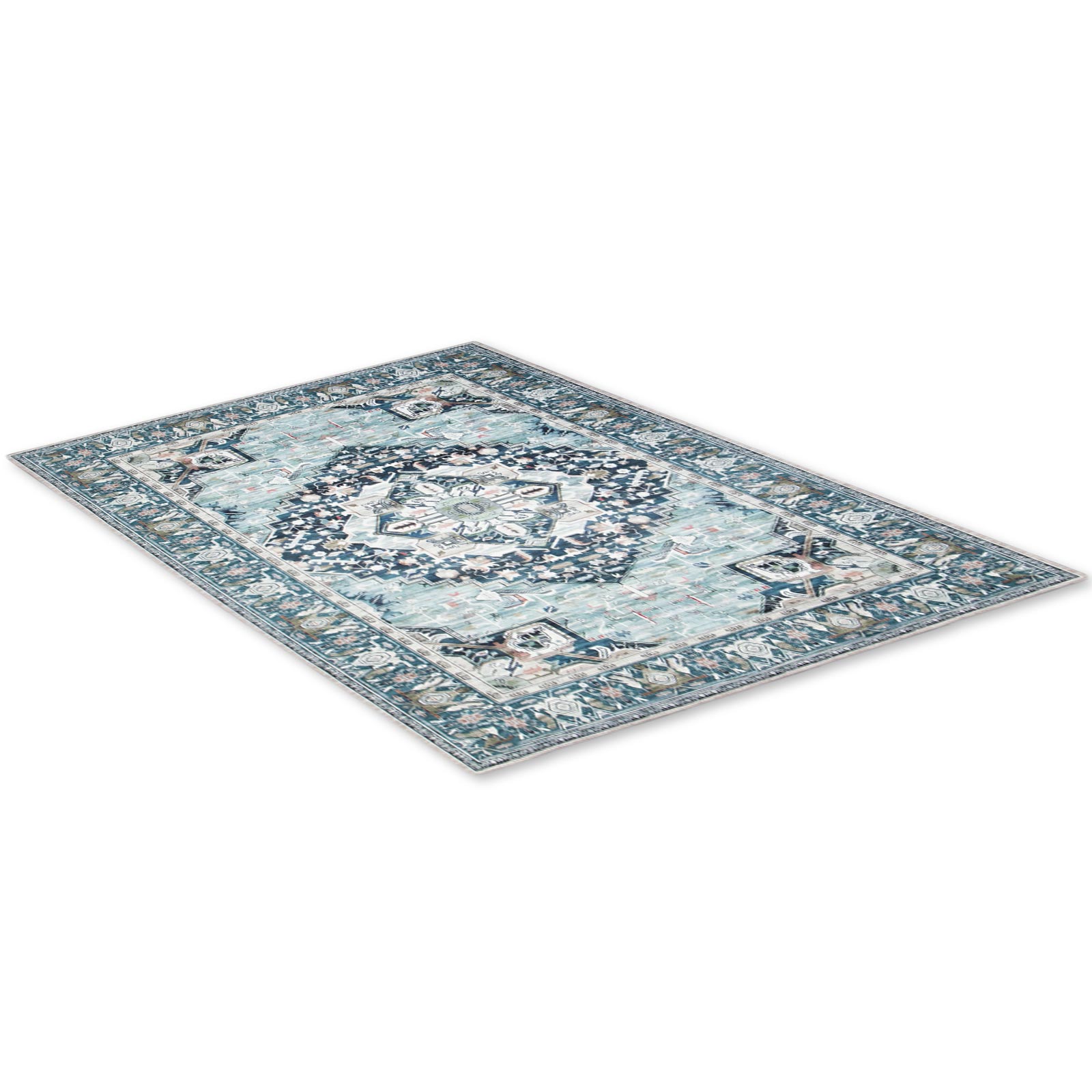 Orient-Teppich - blau - 120x160 cm