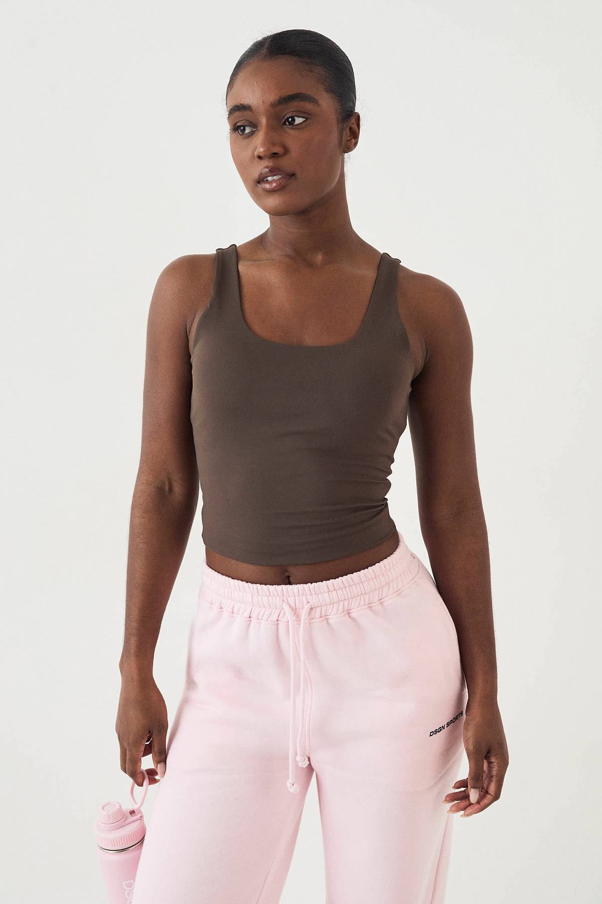 Débardeur Moulant À Col Rond Avec Rembourrage Dsgn Studio Ultra Sculpt