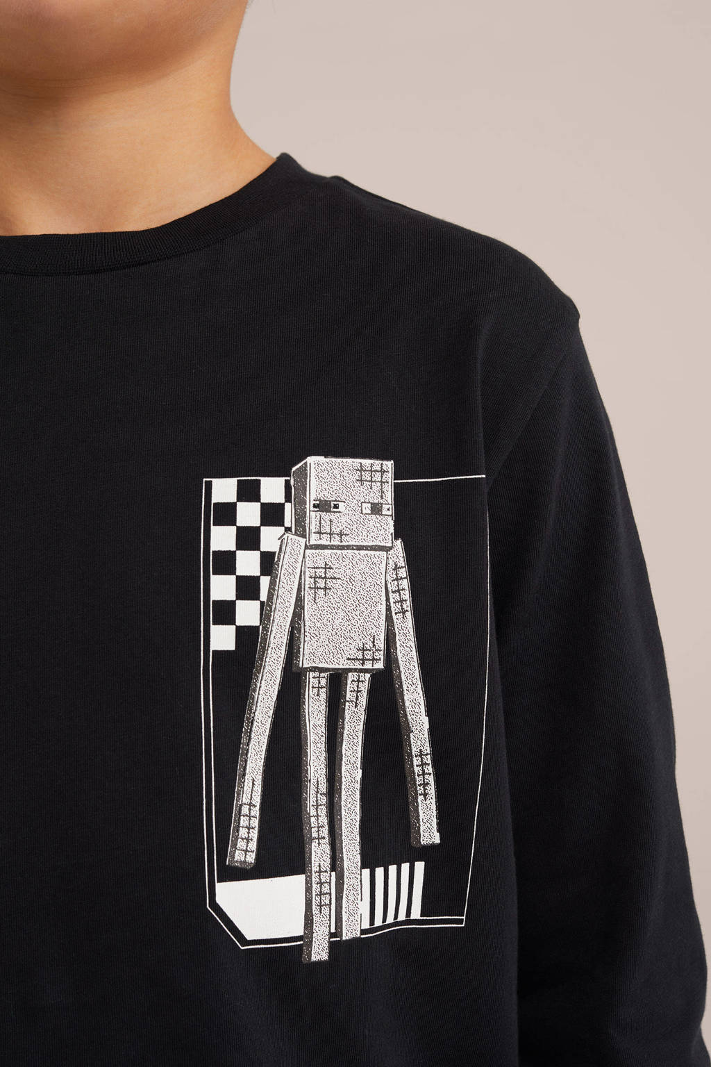 WE Fashion longsleeve zwart
