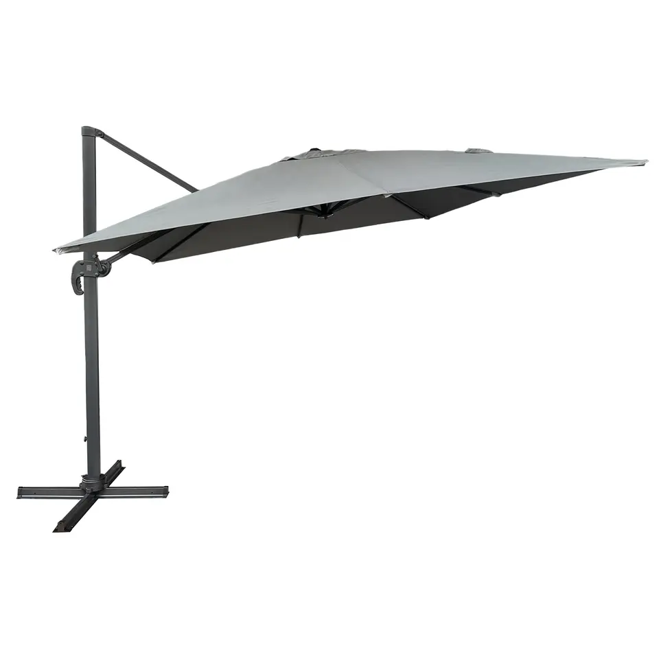 Happy Garden Parasol MOLOKAI - Grijs - Aluminium