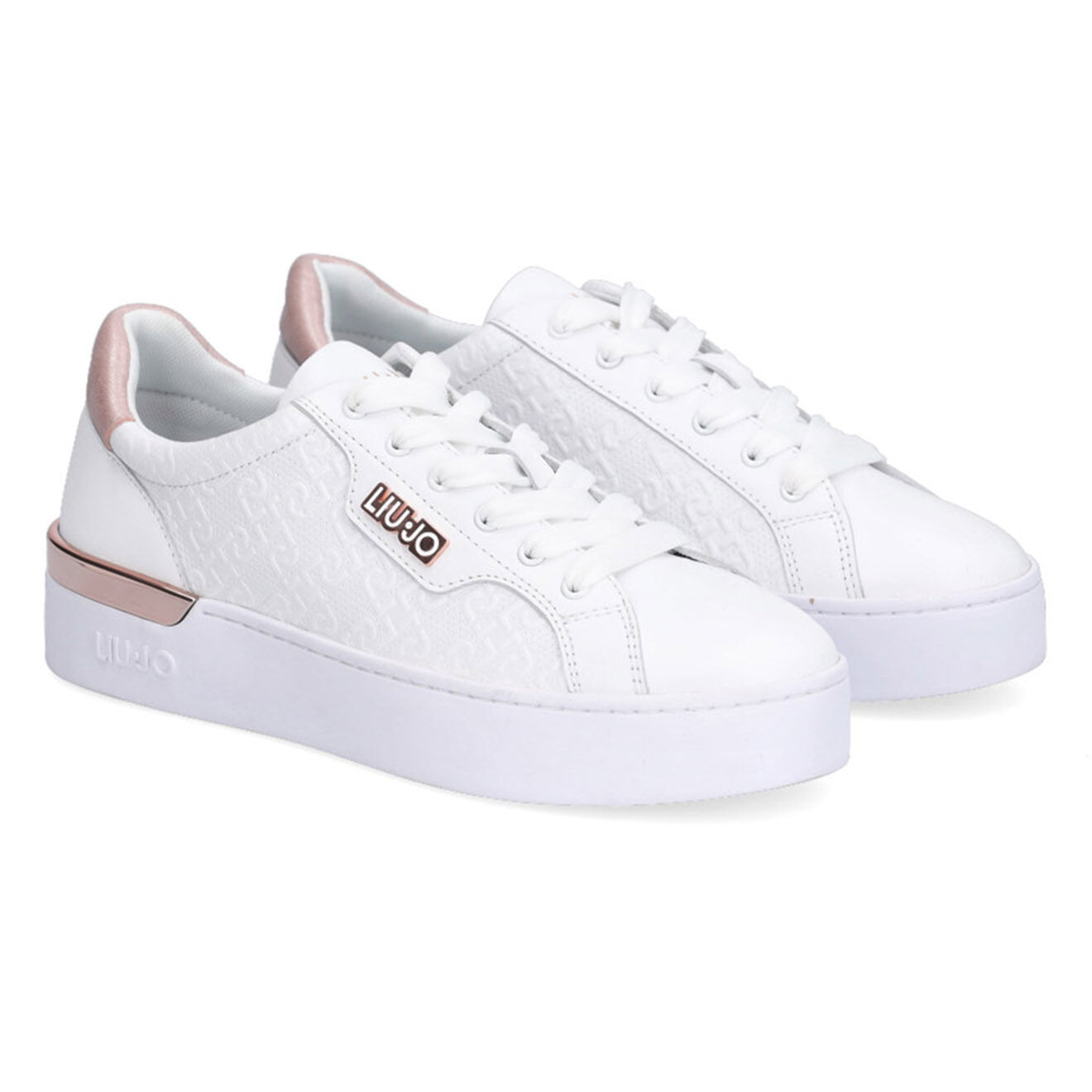 Liu-Jo Sneakers en Cuir Giulia blanches