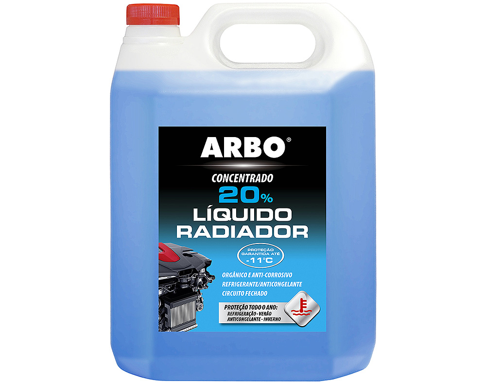 ANTICONGELANTE ARBO 20% AZUL 5L
